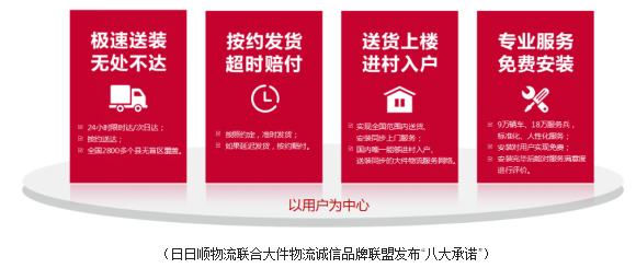 日日顺物流推出“八大承诺”为双11保驾