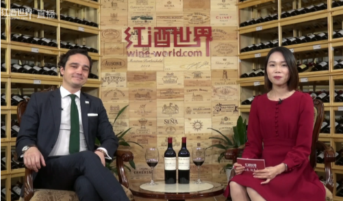 红酒世界直播间迎来格拉夫列级庄骑士