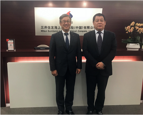 中民保险网苗健董事长到访三井住友海